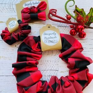 XL Dog Scrunchie ,Photoshoot, Hair Bow and Scrunchie! Match your Best Friend!